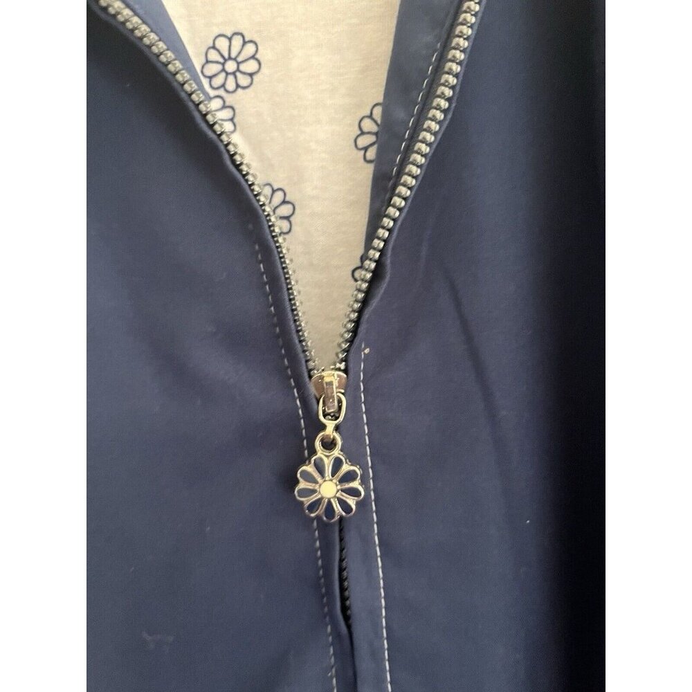 Alfred Dunner Jog Set Track Suit Womens Pants M Lined Jacket L Navy Vintage‎ - Picture 8 of 13